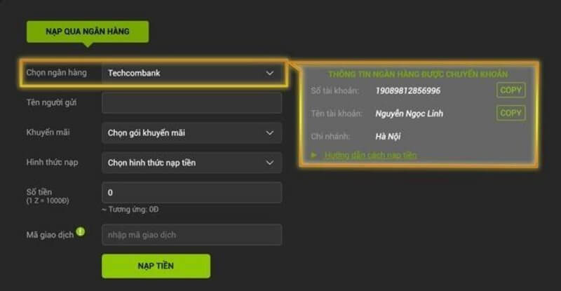 ZBET - Triển ngay tài khoản cá cược tại ZBET để nhận ngay ưu đãi hấp dẫn - Update 2025 6 Nạp tiền Zbet qua ngân hàng