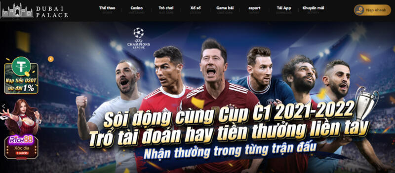 DUBAI PALACE – Nhà cái mang đẳng cấp quốc tế chuẩn 5 sao - Update 3/2023 3 DUBAI PALACE – Nhà cái mang đẳng cấp quốc tế