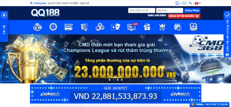 QQ188 - Sòng bạc uy tín hàng đầu Việt Nam Update 3/2023 1 QQ188 - Sòng bạc uy tín hàng đầu Việt Nam