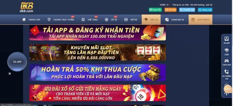 Nhà cái DK8 - Chiến thần cá cược hot nhất - Update 3/2023 2 Nhà cái DK8 uy tín số một thị trường cá cược