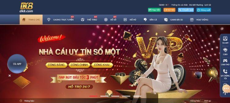 Nhà cái DK8 - Chiến thần cá cược hot nhất - Update 3/2023 1 Nhà cái DK8 uy tín số một thị trường cá cược