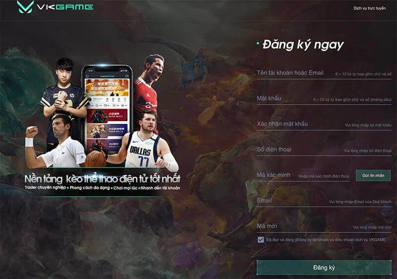 vkgame - Đánh giá nhà cái Vkgame và hướng dẫn chơi chi tiết nhất - Update 3/2023 2 Đánh giá nhà cái Vkgame và hướng dẫn đăng ký tài khoản vkgame