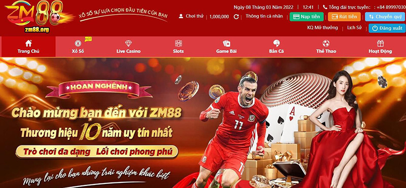 ZM88- thương hiệu nổi tiếng trong giới cờ bạc