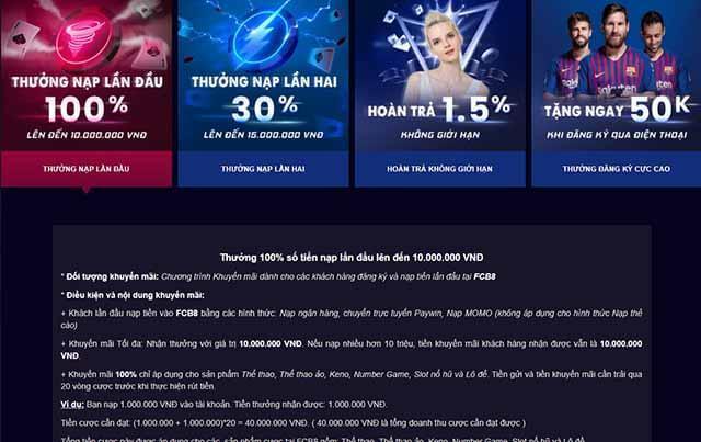 FCB8 – Cá cược thể thao đẳng cấp hàng đầu thế giới - Update 3/2023 5 FCB8 – Ngôi sao mới nổi trên thị trường cá cược trực tuyến hiện nay