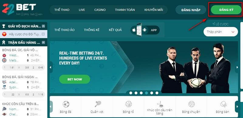 Đánh giá nhà cái 22Bet – Địa chỉ cá cược trực tuyến uy tín dành cho mọi người Update 3/2023 2 Đánh giá nhà cái 22Bet – Địa chỉ cá cược trực tuyến uy tín dành cho mọi người