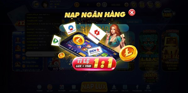 LUX39 - Sức hấp dẫn khó thể chối từ 4 Nạp tiền cực nhanh và uy tín tại Lux39