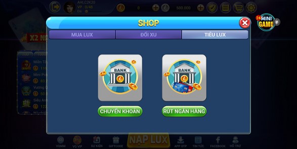 LUX39 - Sức hấp dẫn khó thể chối từ 8 Rút tiền về ví cực nhanh tại Lux39.