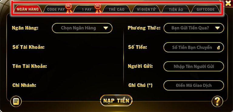 Vic Club – Thương hiệu game bài đổi thưởng Việt siêu hot tại Quốc tế - Update 07/2023 5 Hướng dẫn nạp tiền, rút tiền Vic Club