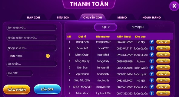 Zonvip – Cổng game đổi thưởng uy tín số 1 – Sân chơi quốc dân dành cho mọi cược thủ 2 Zonvip hỗ trợ đầy đủ tính năng cá cược tiện ích