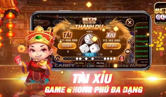 Bet29 Club - Cổng game thu hút hàng triệu lượt tham gia mỗi ngày 2 Giao diện đẹp mắt, dễ nhìn.
