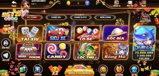 Bet29 Club - Cổng game thu hút hàng triệu lượt tham gia mỗi ngày 3 Kho game đồ sộ.